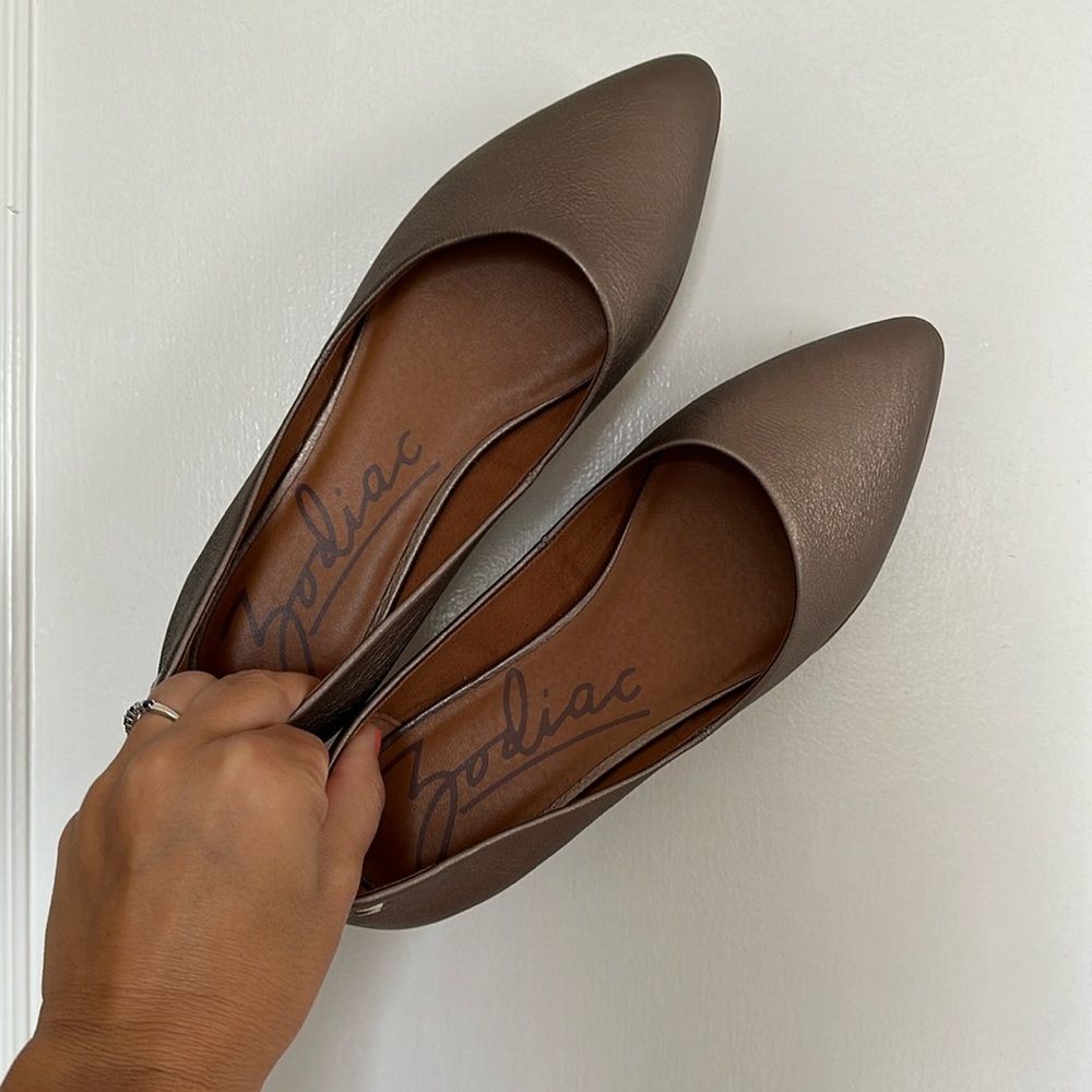 Never worn Zodiac flats. Size 7. Too small for me.